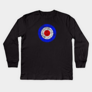 British Air Force Roundel Bullseye Emoji Kids Long Sleeve T-Shirt